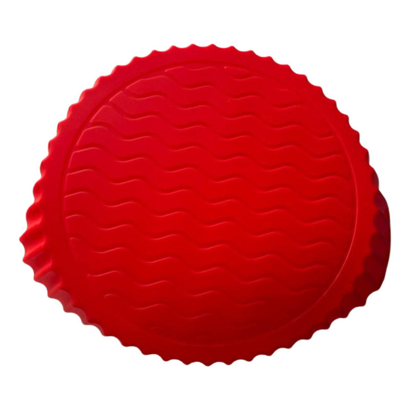 Forro Silicona Reutilizable Freidora Aire Redondo - Norplat Rojo