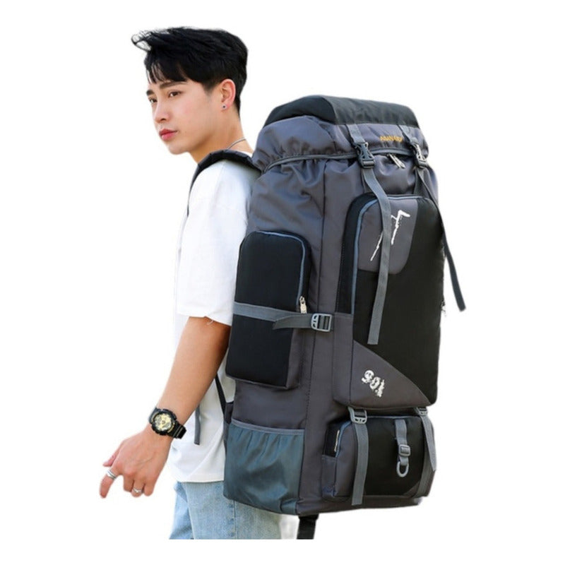 Mochila Impermeable Norplat 90l Para Camping Trekking Viajes