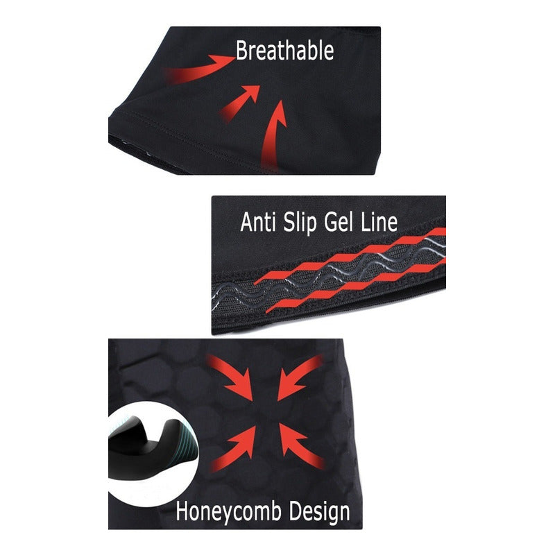 Par Rodillera Honeycomb Con Proteccion Deportiva