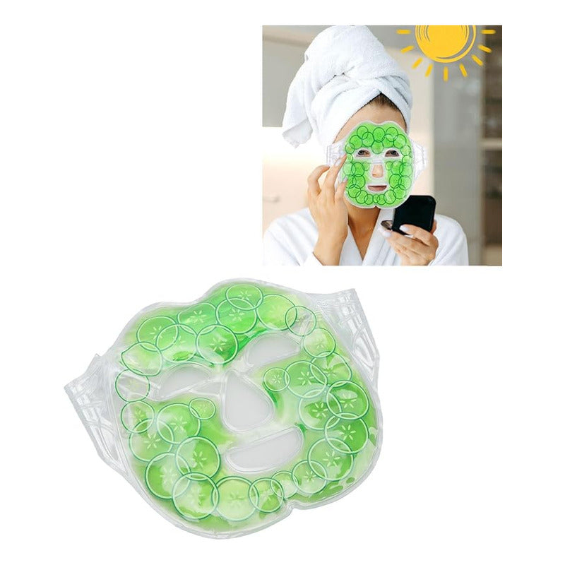 Compresa Facial Compresas Gel Frio Calor Migraña - Norplat 05 - Pepino