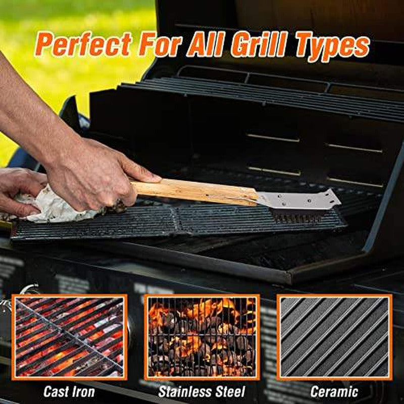 Cepillo Limpia Parrilla Norplat Xl Limpiador De Asado