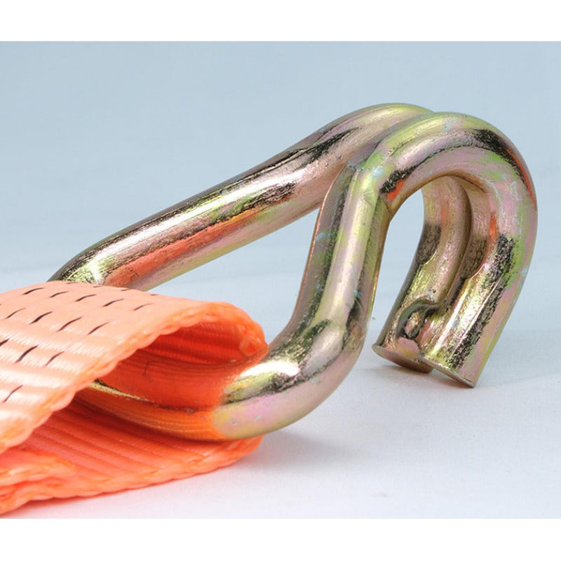 Eslingas Linga Amarre 50mm 6m Slinga 5000kg Rachet - Norplat Naranja