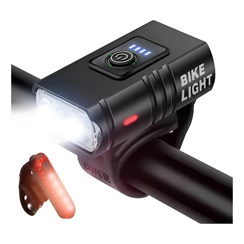 Luces Delanteras Y Traseras Para Lluvia Bicicleta - Norplat