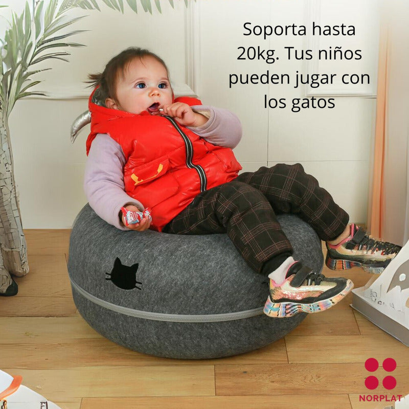 Tunel Cama Casa Gato Mascota Talle Pequeño - Wuf - Norplat