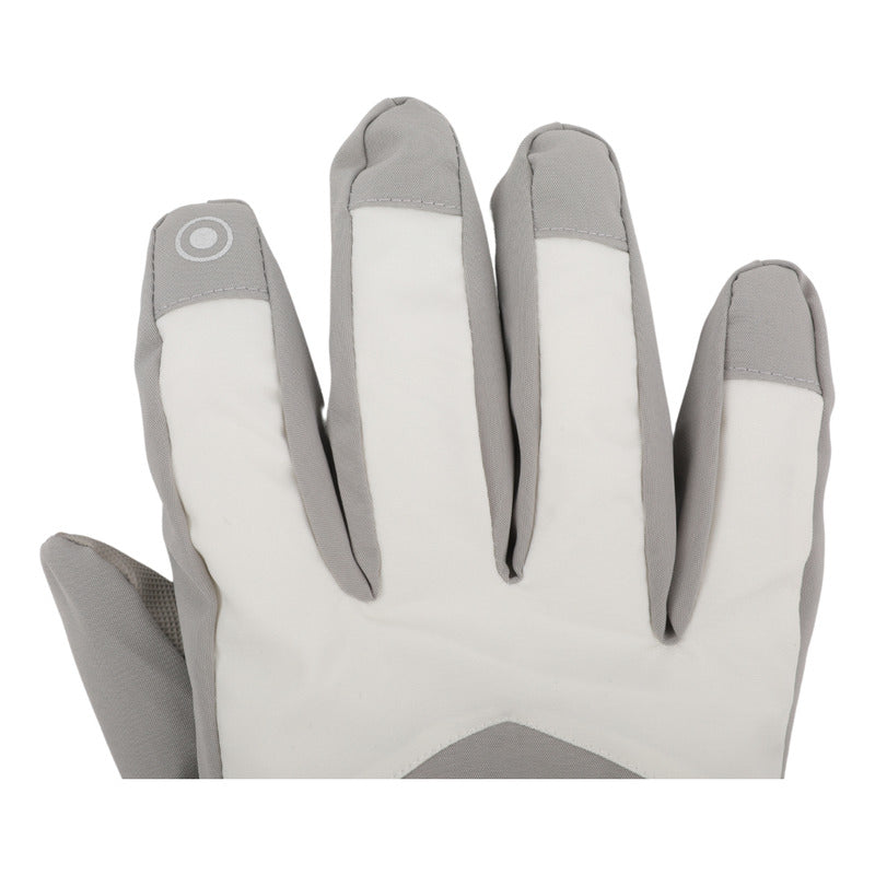 Guantes Térmicos Invierno Ski Nieve Pantalla Táctil Norplat Gris Claro - M