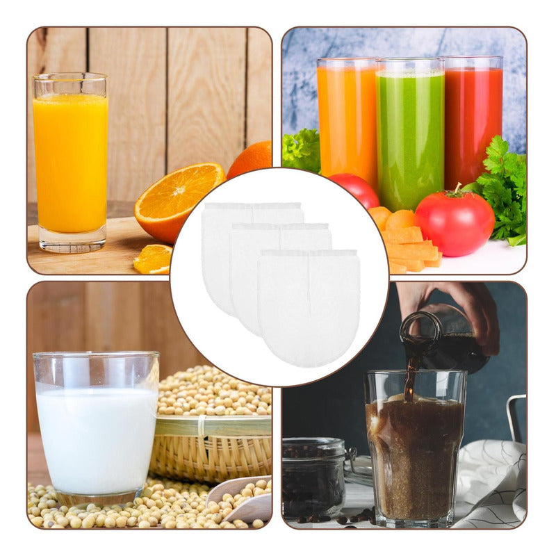 Set 3 Bolsas Para Filtrar Leche Vegetal Malla Fina - Norplat