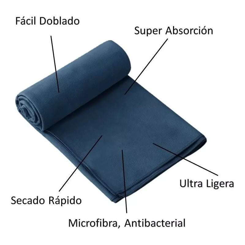 Toalla Microfibra Secado Rapido Toallon Microfibra Xl 175x75