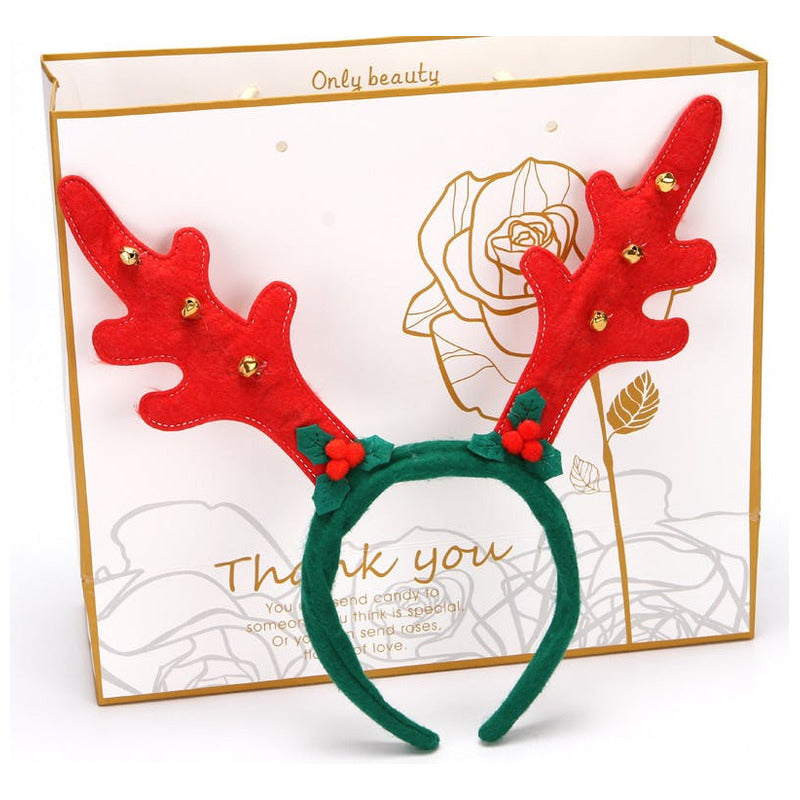 Pack 6 Cintillo Reno Navidad Orejas Cotillón Tiara - Norplat