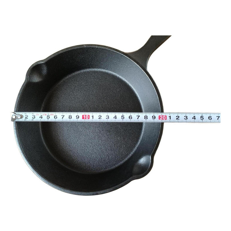Sarten Hierro Fundido Norplat 20cm Redondo Para Freir Cocina
