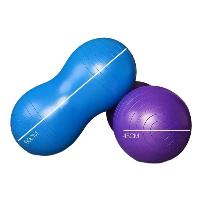 Balón Ovalado Pilates Yoga Tipo Maní 90x45cm Kine - Norplat