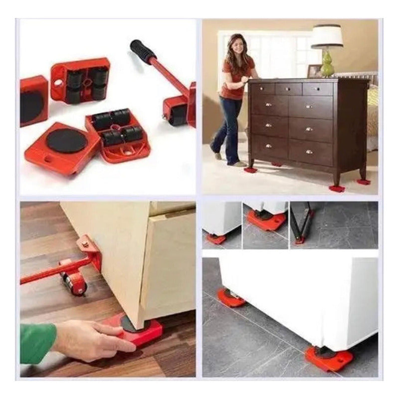 Ruedas Mover Muebles Palanca Deslizadores Elevadores Norplat