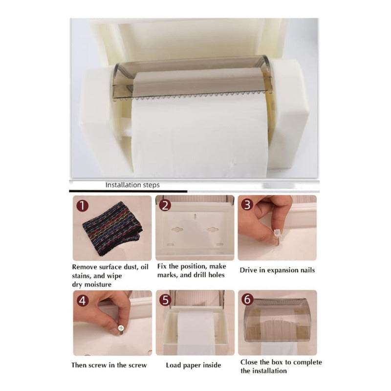 Porta Confort Y Repisa - Porta Rollo Papel Higiénico Norplat