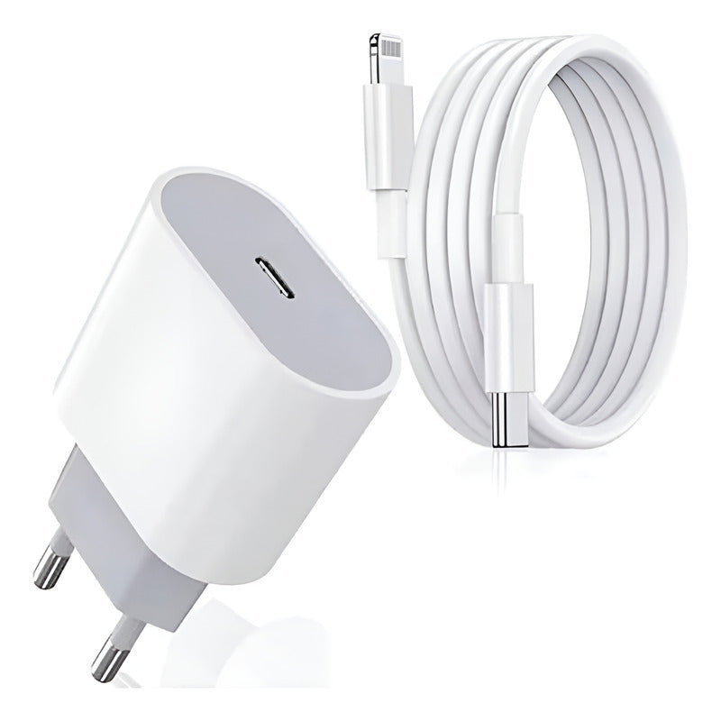 Carga Rapida 20w + Cable 2m Para iPhone Lightning - Norplat