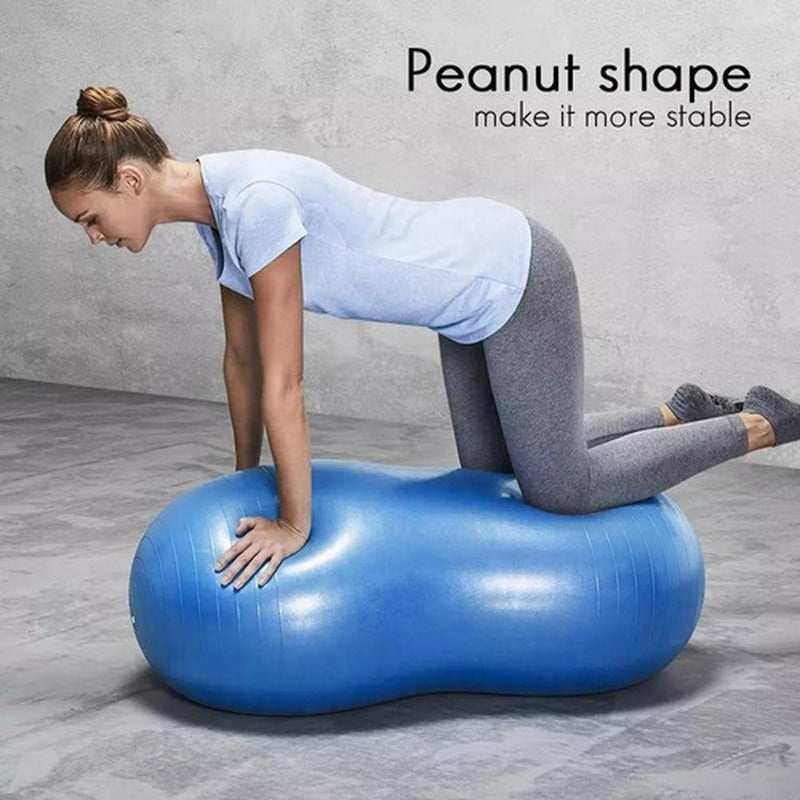 Balón Ovalado Pilates Yoga Tipo Maní 90x45cm Kine - Norplat