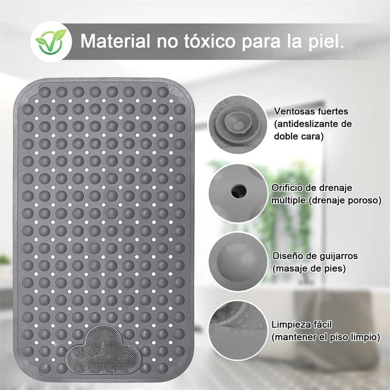 Piso Goma Antideslizante Para Ducha Tinas Alfombra - Norplat