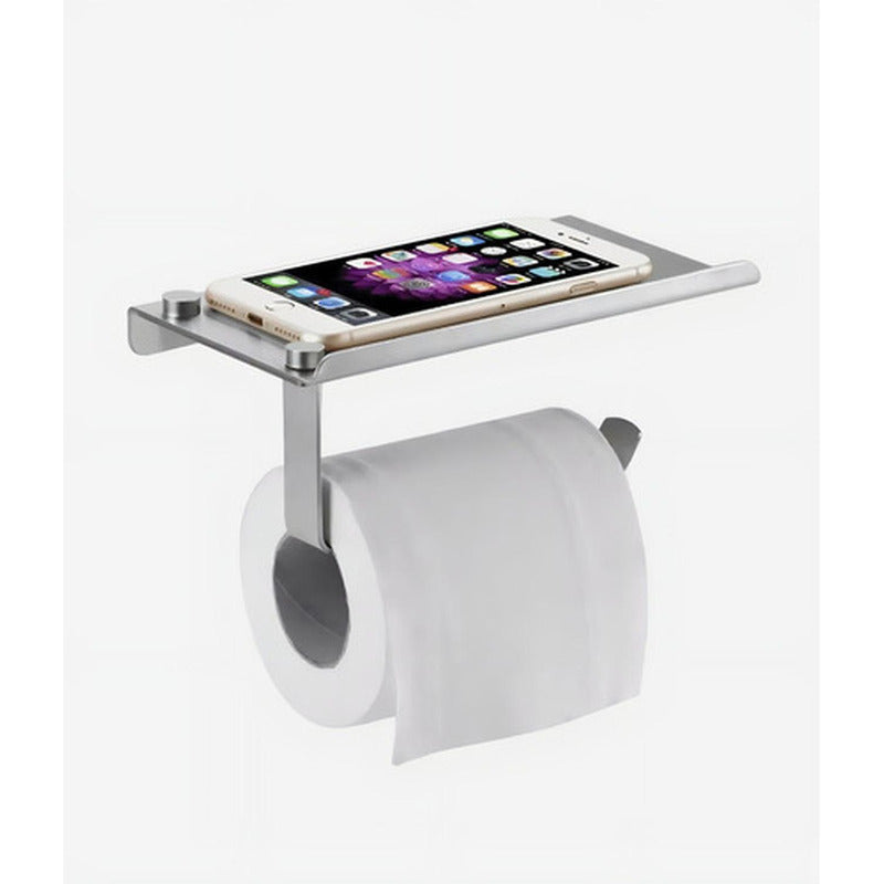 Porta Rollo Papel Higiénico Confort Soporte Celular Norplat