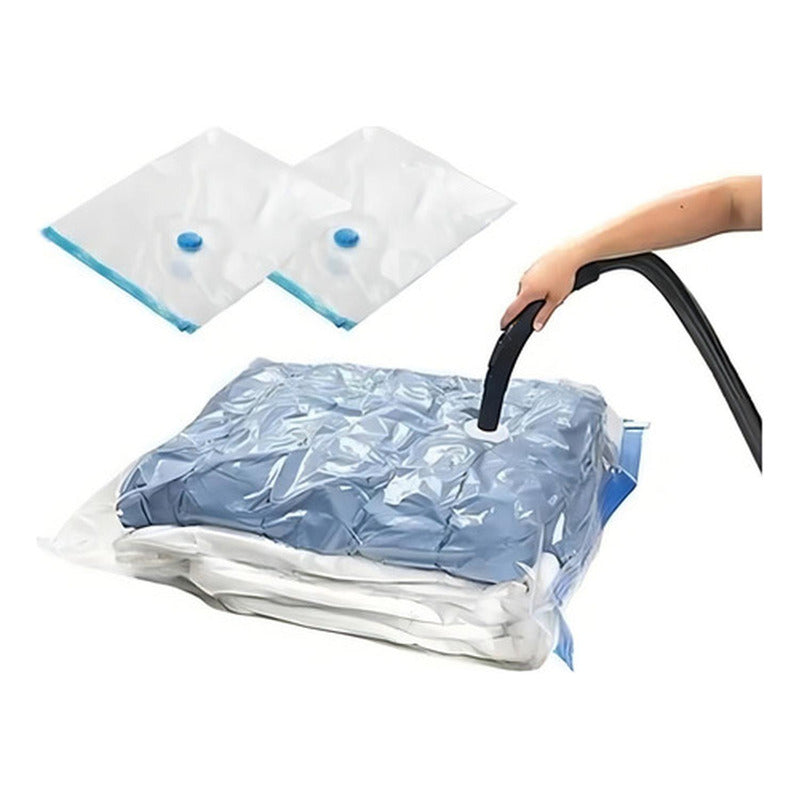 Set 10 Bolsas Al Vacio P/ Ropa Viaje Sellado 90x120 Norplat