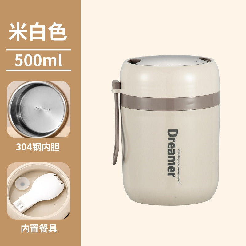 Termo Comida Acero Inoxidable 500ml Con Cuchara - Norplat