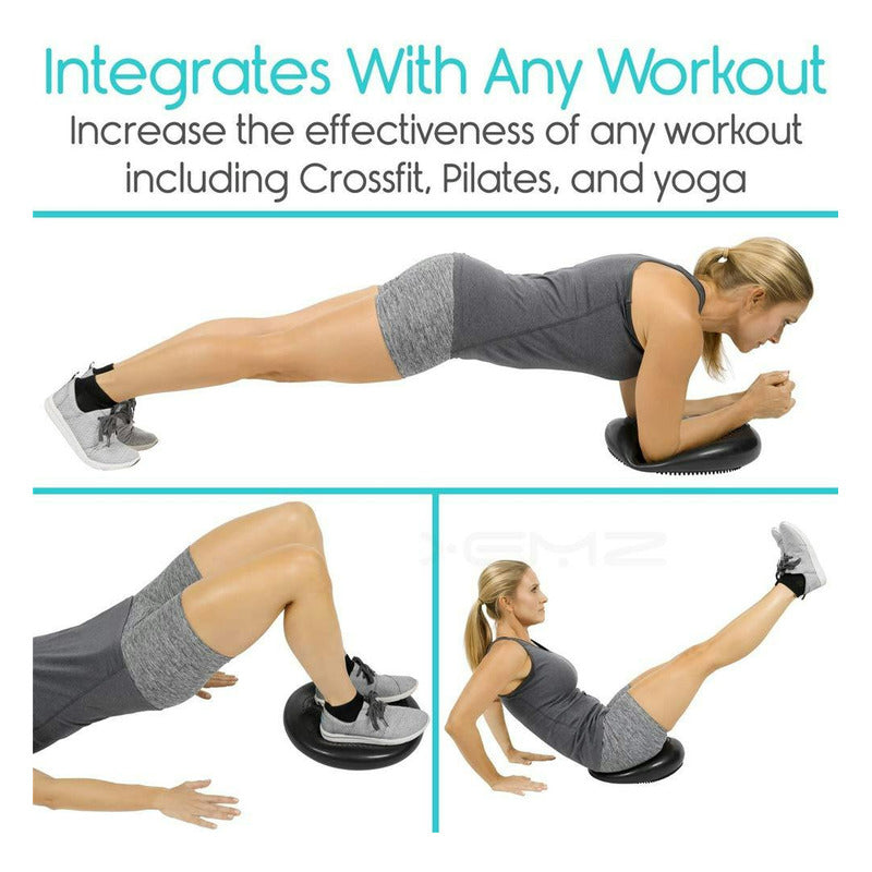 Disco De Balance Y Equilibrio Mini Bosu Erizo Yoga - Norplat