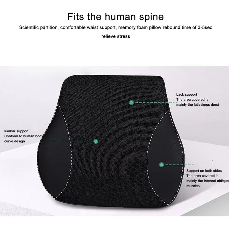 Cojín Lumbar Ortopédico Para Espalda Norplat Soporte Dorsal