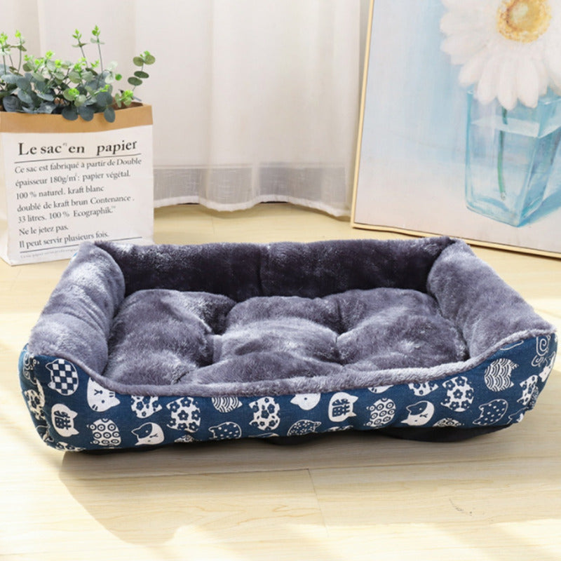 Cama Mascota Ultrasuave Gato Perro L Hasta 15kg - Wuf