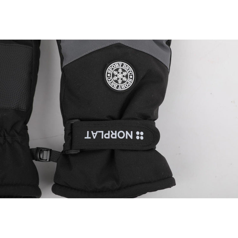 Guantes Térmicos Invierno Ski Nieve Pantalla Táctil Norplat Negro - L