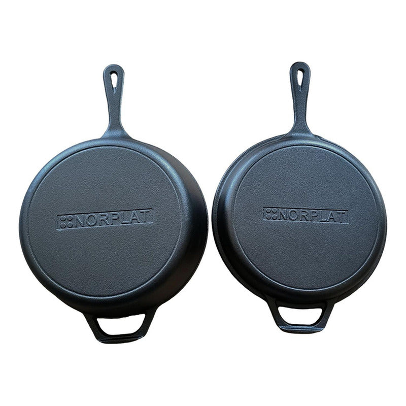 Cacerola + Sartén Norplat De Hierro Fundido Dutch Oven Ø26cm