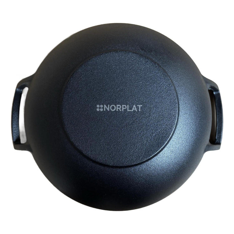 Wok De Hierro Fundido 32 X 9 Cm Redondo - Norplat