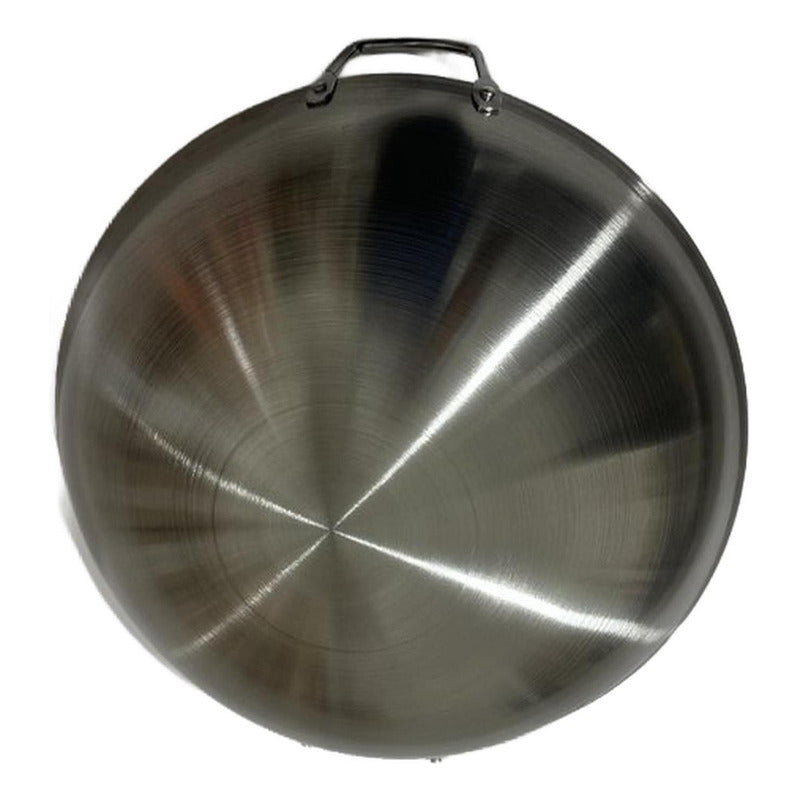 Wok 47 Cm Disco De Acero Inoxidable Para Cocimiento Norplat