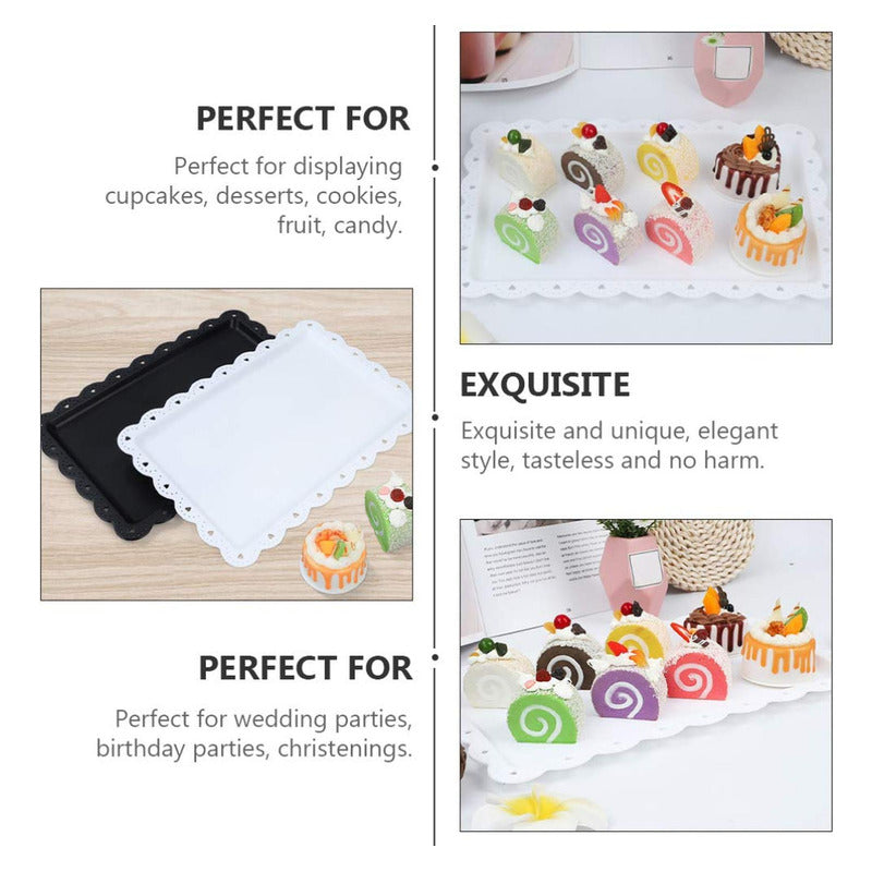 Set 2 Bandejas Rectangular Norplat Ideal Para Brazo De Reina