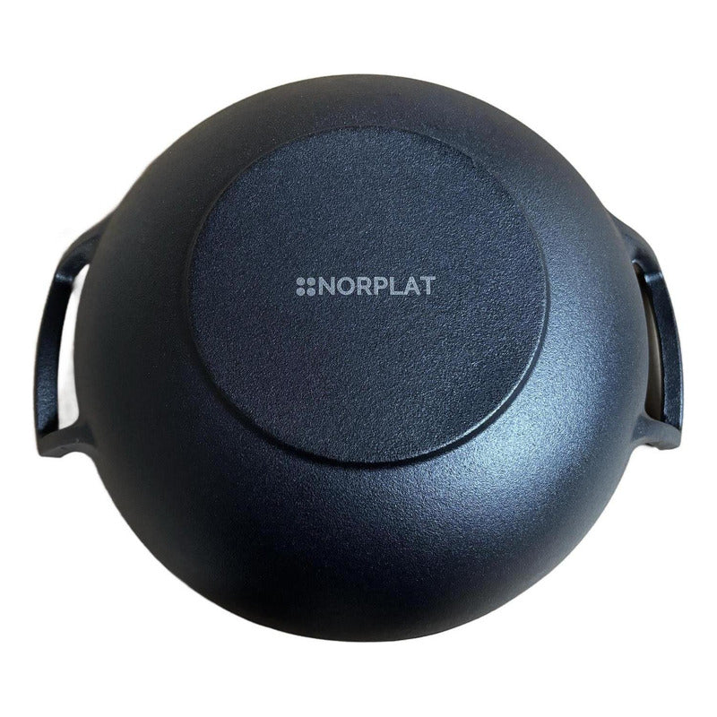 Wok De Hierro Fundido 32 X 9 Cm Redondo - Norplat
