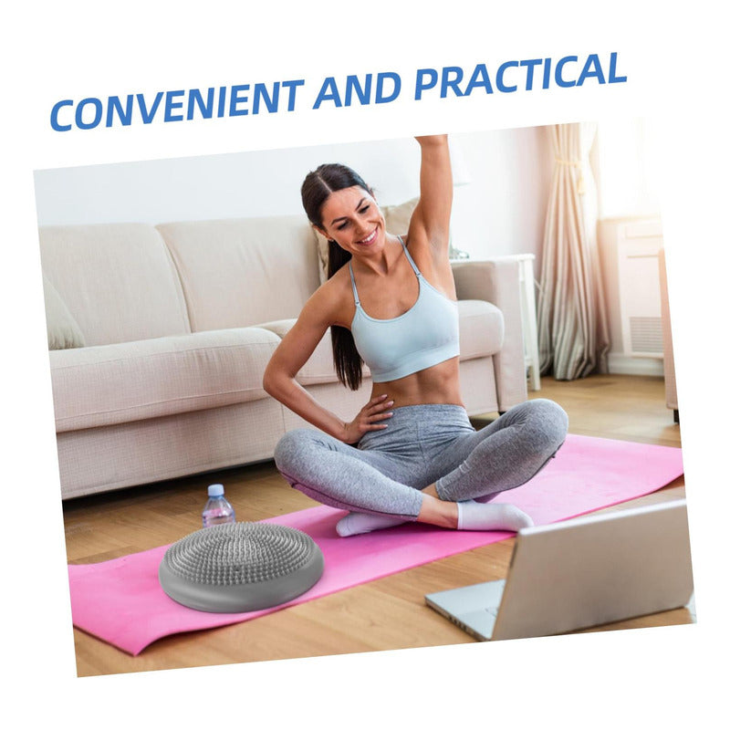 Disco De Balance Y Equilibrio Mini Bosu Erizo Yoga - Norplat