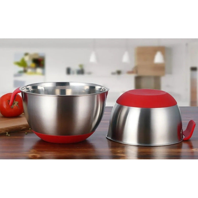 Bowl Acero Inoxidable Antideslizante Repostería - Norplat