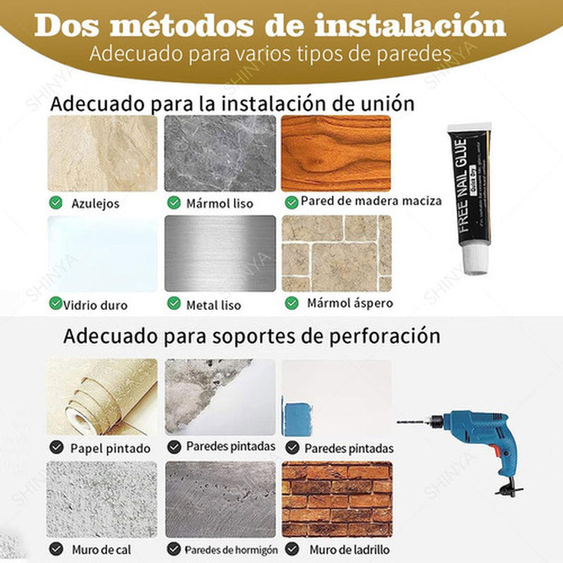 Repisas Esquineras Organizador Baño 2 Pisos Aluminio Norplat