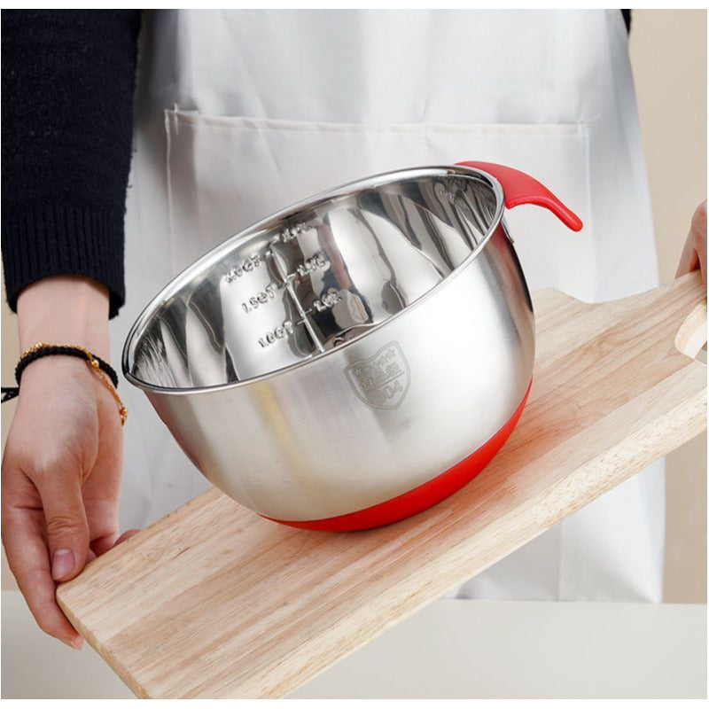 Bowl Acero Inoxidable Antideslizante Repostería - Norplat