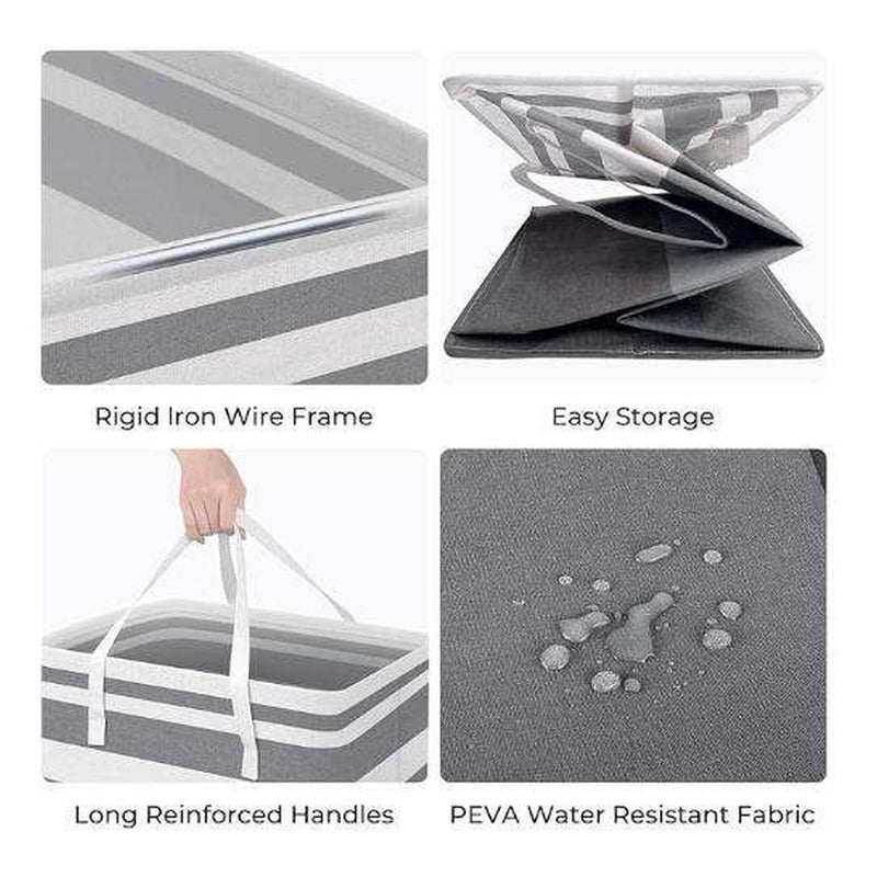 4 Cesto Grande Ropa Sucia Y Lavandería Plegable - Norplat