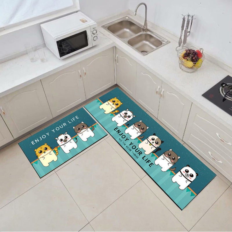 2 Alfombras Cocina Piso Entrada Baño Antideslizante Norplat