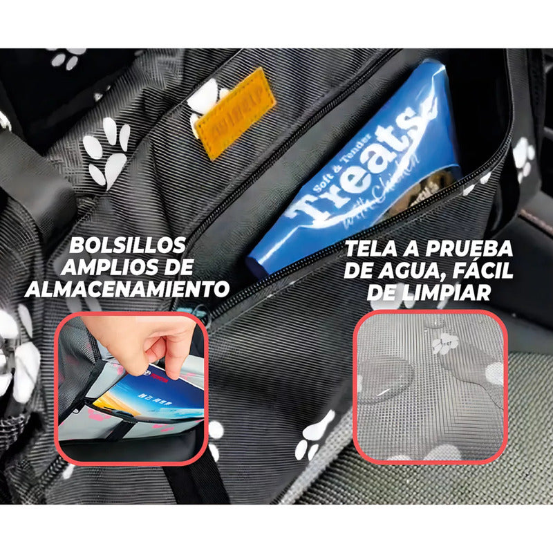 Norplat Asiento Auto Mascota Reforzado Plegable Seguridad