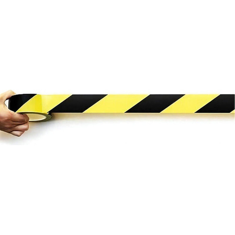 3 Cintas Seguridad Demarcacion Adhesiva 48mm 33m - Norplat Rayas