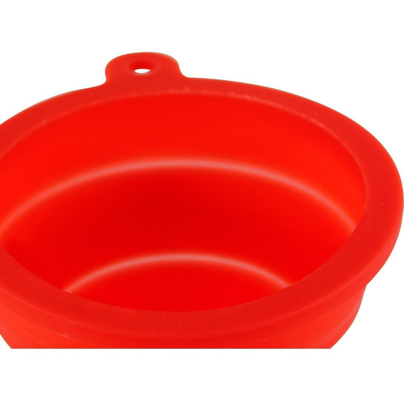Embudo De Silicona Para Llenar Botellas - Cukin Rojo