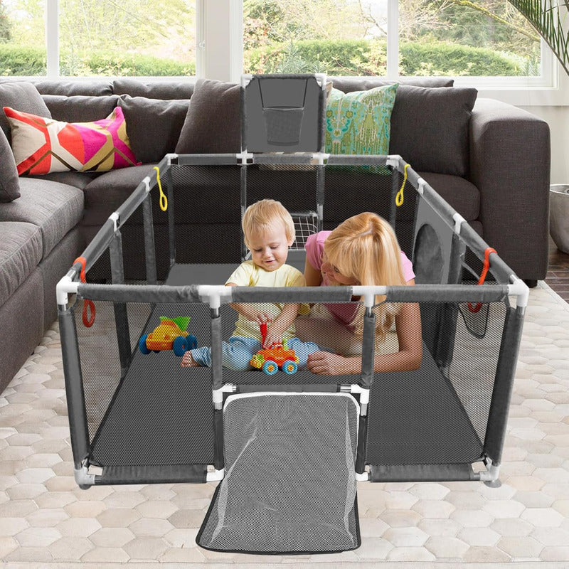 Corral Para Bebe Con Aro De Basket 180cm Seguridad - Norplat