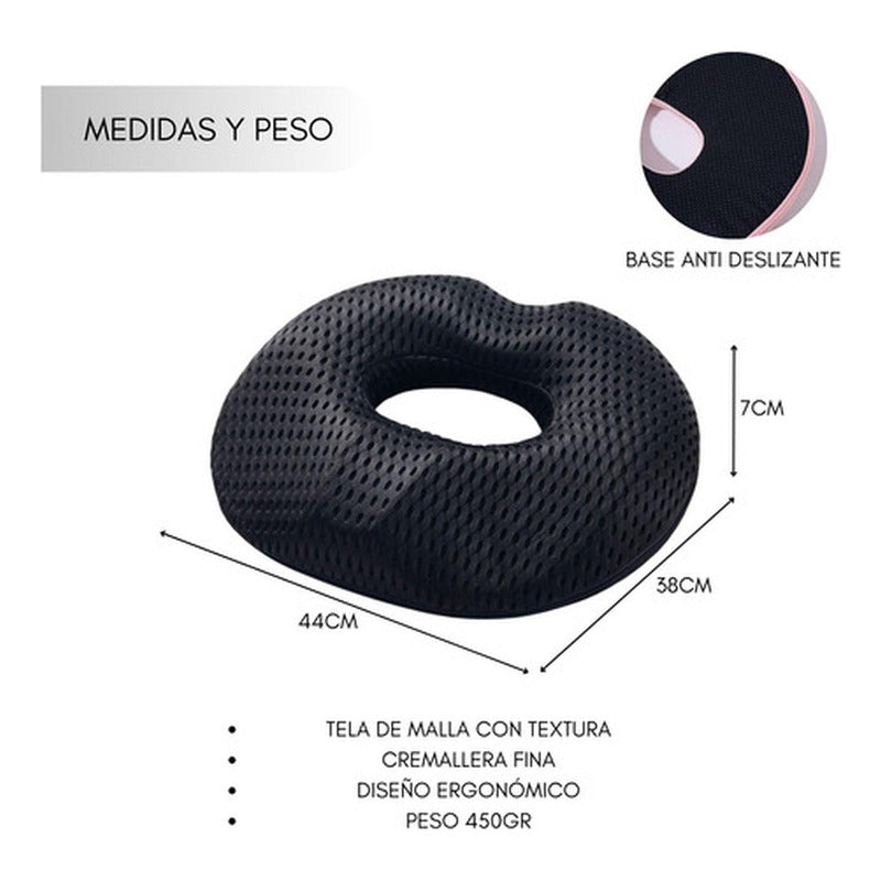 Cojin Antiescaras Picaron Ortopedico Lavable Funda - Norplat