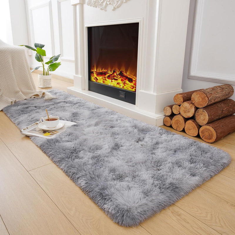 Alfombra Bajada De Cama Peluda 160x60cm 3cm Suave - Norplat