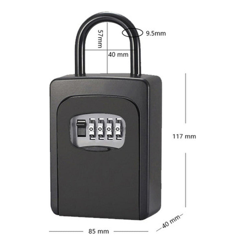 Caja Guarda Llave Con Clave Seguridad Colgante Muro Norplat