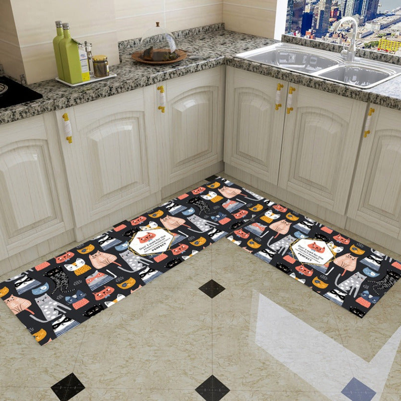 2 Alfombras Cocina Piso Entrada Baño Antideslizante Norplat