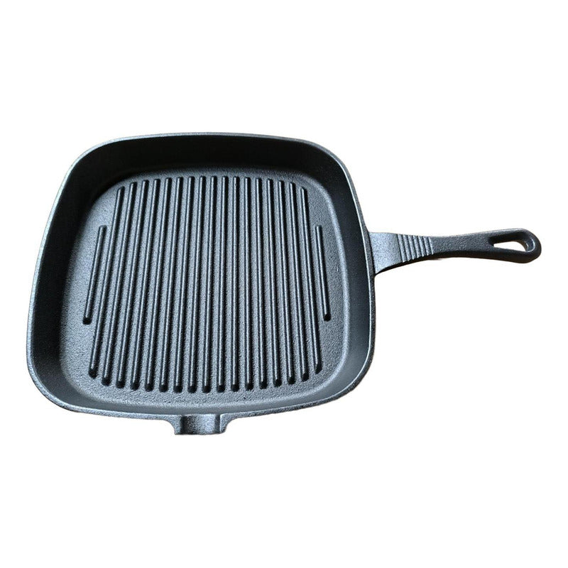 Sartén Bifera Churrasquera Grill Hierro Fundido 24cm Norplat