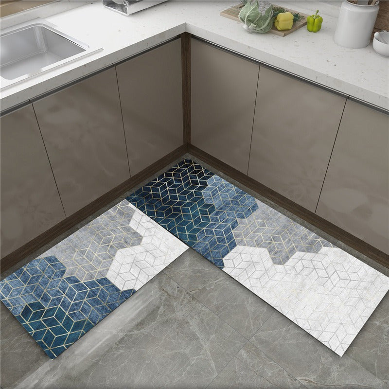 2 Alfombras Cocina Piso Entrada Baño Antideslizante Norplat