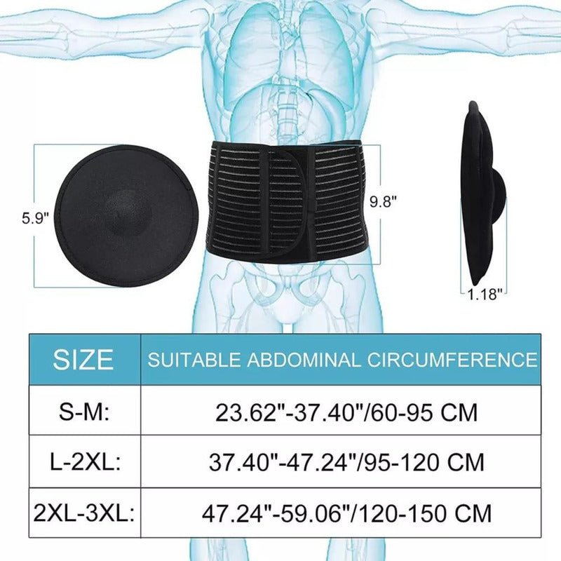 Cinturón Para Hernia Umbilical Unisex Premium L-xl