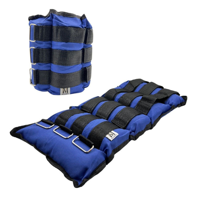 Set 2 Pesas Tobilleras Muñequeras 5 Kg C/u (10kg) - Norplat