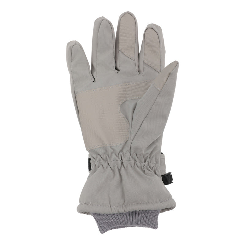 Guantes Térmicos Invierno Ski Nieve Pantalla Táctil Norplat Gris Claro - M